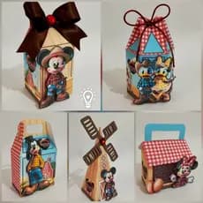 KIT FESTA LEMBRANCINHA LUXO MICKEY FAZENDEIRO
