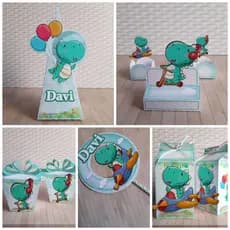 KIT FESTA LEMBRANCINHA DINO BABY 4
