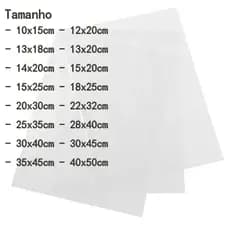 embalagens transparente saco plastico sacola PP 1KG
