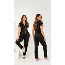conjunto  americano  calça manga curta.