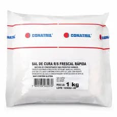 Sal de Cura 1 Frescal Para Linguiça E Embutidos 1Kg Conatril SBR Foods