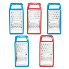 5 Ralador 3 em 1 Manual Fatiador Legume  Multiuso Utensílio  Inox Cebola Cozinha Alimento Triturador