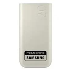 Bateria Samsung Carregador Portatil 3x USB-C 20000mAh Super Rapida 45W Samsung Pn-932 Eb-p4520xuegeu Usb-c Bege