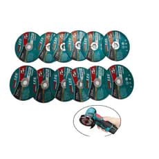 Kit Mini Lixadeira Disco De Corte Rebolo De Resina Circular 75mm Para Rebarbadora