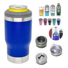 Copo Térmico Porta-Bebidas Em Aço Inoxidável Bebida Fria Pode Aquecer 420 ml