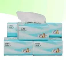 Kit10 Descartável Macio Papel Tecido 400 Unidades/Lenço Piso nood Versátil Tamanho Médio Importado