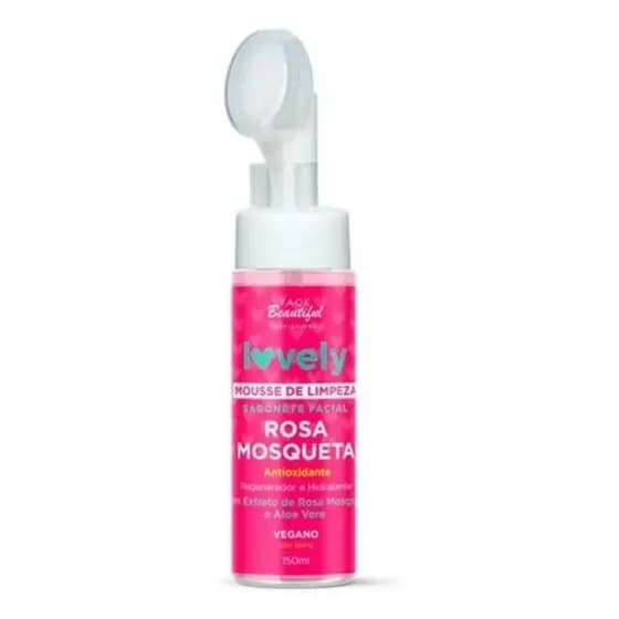 Mousse Facial RosaMosqueta 150ml 1Un - Lovely Face Beautiful