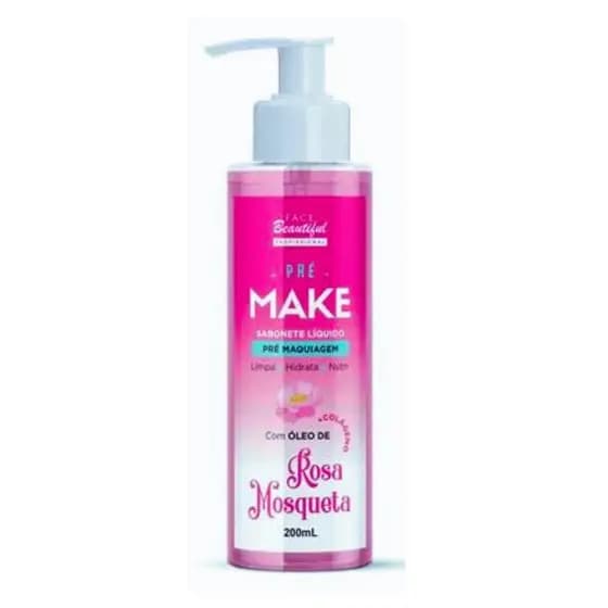 Sabonete Líquido Facial Pré-Make Rosa Mosqueta - Face