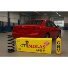 Par De Mola Traseira  Gnv Honda Civic 2001 Até 2006