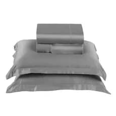 Jogo de Cama Fibra de Bambu 300 Fios 4 Peças Lençol Ponto Ajour Premium Solteiro/Casal/Queen/King
