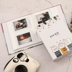 Álbum/moldura de fotos Polaroid