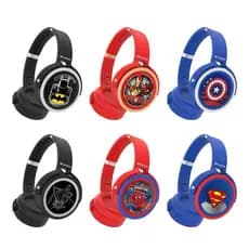 Fone Infantil Buetooth Headset Heróis Vingadores Sem Fio ka-906