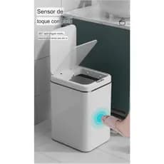 Lixeira inteligente à prova d'água, lixeira Sensor automático, lixeira elétrica, Wastebasket para cozinha, banheiro, rec