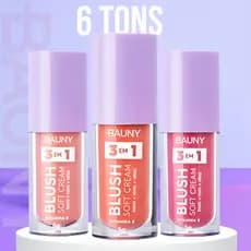 BLUSH LIQ BAUNY  SOFT CREAM 3 EM 1 5G