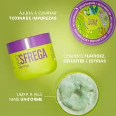 Esfrega bumbum 200g – Esfoliante Corporal com Ácido Glicólico + Chá Verde beleza brasileira