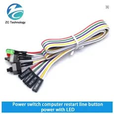Cabo Painel Frontal PC (Power SW / Reset / HDD LED / Power LED)