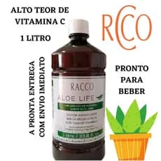 Racco Suplemento Pronto para Beber IOS Aloe Life 1 Litro Envio Imediato