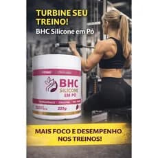 Silicone Em Po Bhc Creatina Com Termogenico Morango