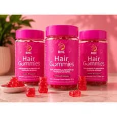 03  Gummy Hair Vitaminas Biotina BHC SABOR MORANGO