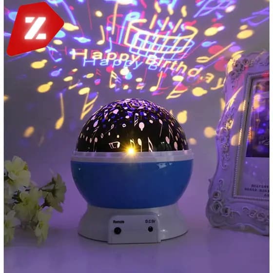 Projetor Luminária Abajur Estrelas Galaxy 360º Star Master
