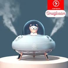Ufo Jato Umidificador De Ar Com Bateria Recarregável Mini Usb Pulverizador Led Atomizador Adequado Para Sala Estar Quarto Crianças