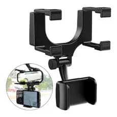 Suporte Veicular Para Celular Universal Espelho Retrovisor Carro 360° Para Uber, Taxi,99