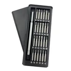 Conjunto de chaves de fenda de precisão 24 em 1, conjunto de pontas magnéticas de chave de fenda com capa, kit de chave de fenda para Macbook, Xbox, PS4, relógio, kit de reparo de óculos