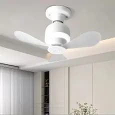 Mini Ventilador E27 LED p/ Teto Baixo De Alta Potência 15648