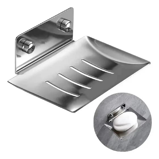 Saboneteira Luxo Banheiro Porta Sabonete Inox 304 Prata 016