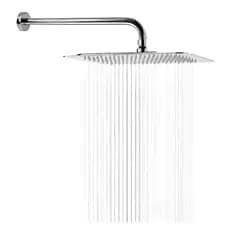 Chuveiro Ducha Fria 20x20 Inox Para Aréa Interna E Externa Piscina