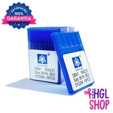 Agulha Reta Cabo Fino Industrial DBX1 Q.X.YUN p/ Máquina de Costura Industrial
