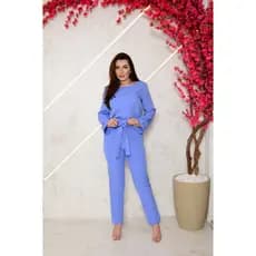 conjunto lisa com calça manga longa tecido alfanhataria moda feminina 2023