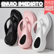 Chinelo Feminino Tamanco Idoso Ortopédico Macio Esporão Leve e Confotável Várias Cores