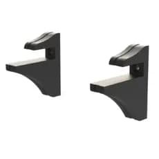 Suporte para Prateleira de Plástico Brasforma Preto KTBS-01P