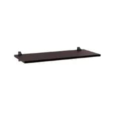 Kit Prateleira MDP 90x30+Suporte em ABS Brasforma- Chocolate