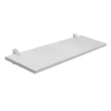 Kit Prateleira MDP 60x25 + Suporte em ABS Brasforma - Branco