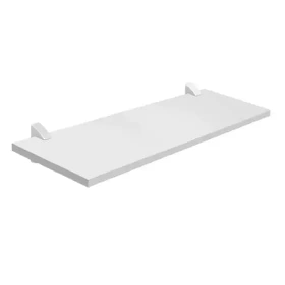 Prateleira MDP 60x30 + Suporte em ABS Branco Brasforma
