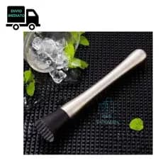 Socador Macerador De Caipirinha Aço Inox 20cm Amassador de Frutas