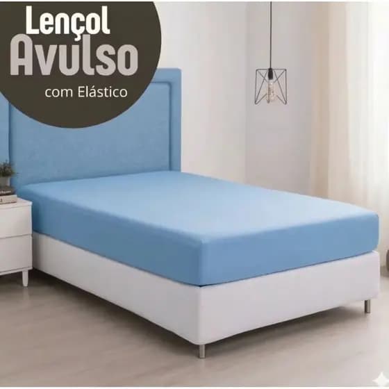 Lençol CASAL avulso MALHA 100% Algodão Macio para Cama Casal 1,38x1,88 Toque Suave Confortável Resistente Lavável