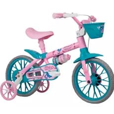 Bicicleta Infantil Nathor Aro 12 de 2 a 5 Anos com Rodinhas de Equilíbrio