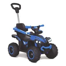 Quadriciclo Infantil Elétrico Pimpi Flash Wheels Carrinho de Passeio com Haste e Sons Musicais