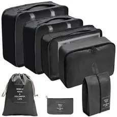 kit 7 necessário bolsa Organizador De Mala De Bagagem Viagem