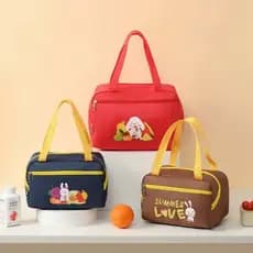 Bolsa Térmica Portátil De Grande Capacidade Bolsa De Almoço Para Estudantes Lolita
