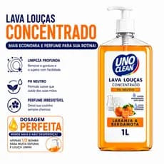 Detergente Lava Louças Concentrado 1L Premium Multiuso Limpeza Profunda Alto Rendimento