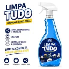 Espuma Limpa Tudo 500ml Multiuso Desengraxante Sofá Carpete Bolsa Tênis Piso Azulejo Cozinha Carro