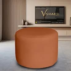 Puff Orgânico Para Descanso dos Pés Decorativo Manicure Decoração Varias Cores Visammer