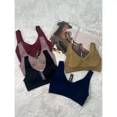 Amo&Tiamo Sutiã Esportivo com bojo Confortável Ideal Para Mulheres /fitness/Yoga/Esportes/ Top