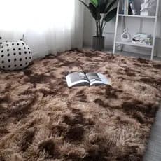 Tapete Sala Quarto Peludo 1,40x2,00 Mt Antiderrapante Ins Mesclado Shaggy