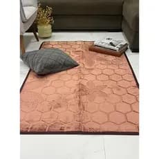 Tapete Sala Quarto liso 1x1,50 Mt Antiderrapante Flannel Pequeno