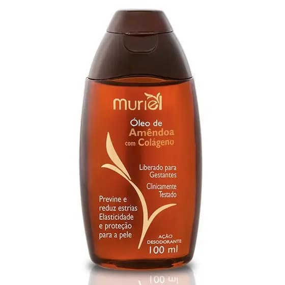 ÓLEO CORPORAL DE AMÊNDOAS 100ML MURIEL ORIGINAL